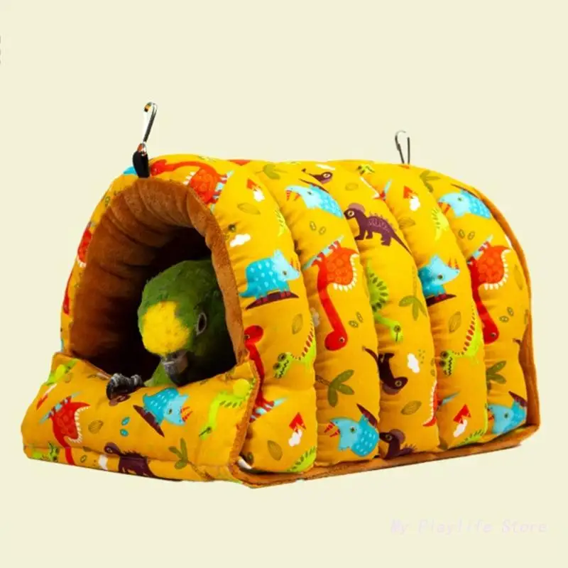 Bird Cage Parrot Nest House Small Pet Hamster Nest Budgies Warm Winter Hammock Cage  Tent Bed Hanging Cave Pet Products