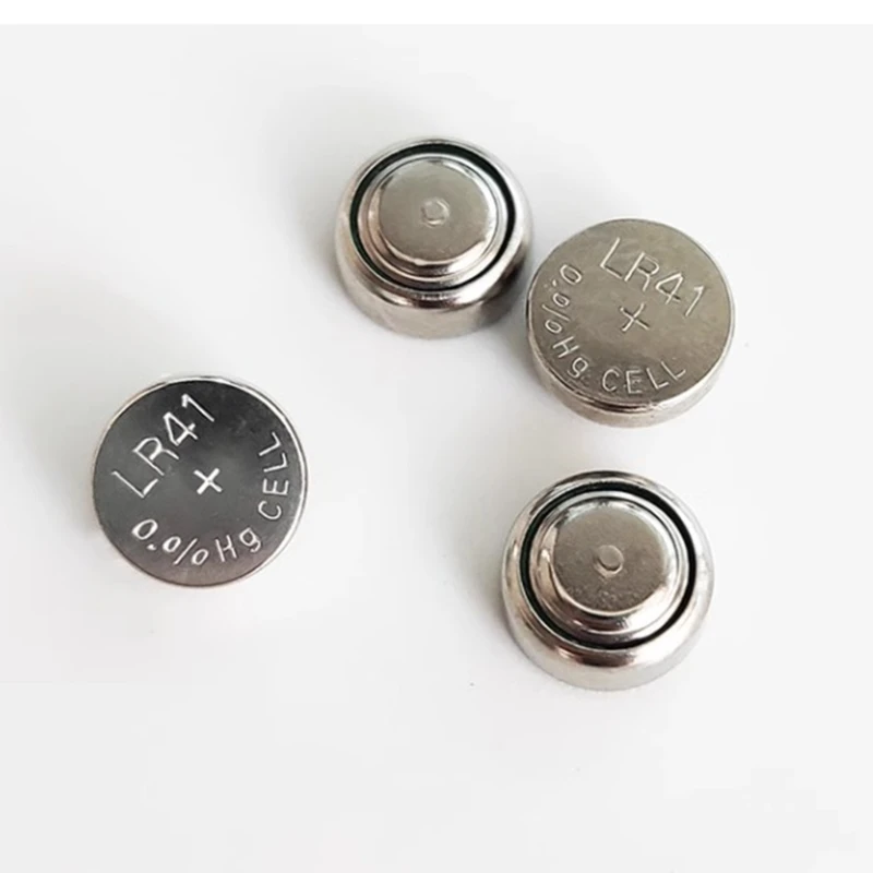 Pack of LR41/AG3 Button Batteries Button Coin Cell Battery Environmentally Friendly and LeakProof for Small Electronics