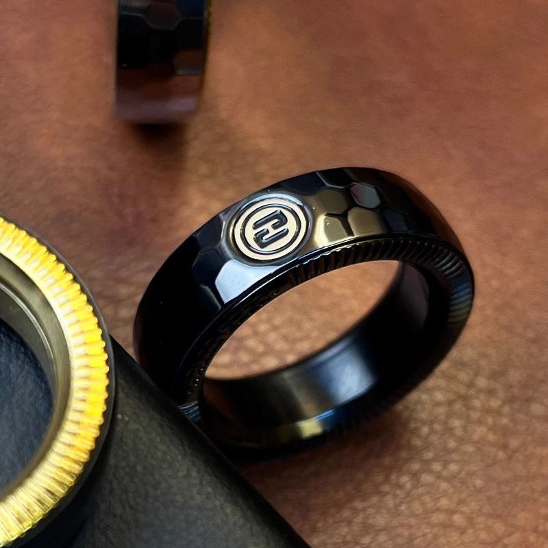 Haloo Player Edc Lu Ring Metal Ratchet Segment Fingertip Ring
