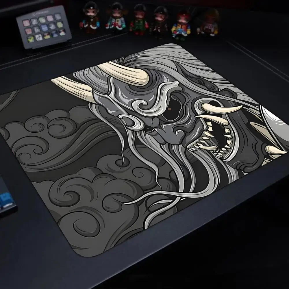 

Коврик для игровой мыши Mysterious Ghost Samurai Warrior, коврик для стола 40X45 см, коврики для мыши с прошитыми краями, аксессуары для ПК, игровые коврики