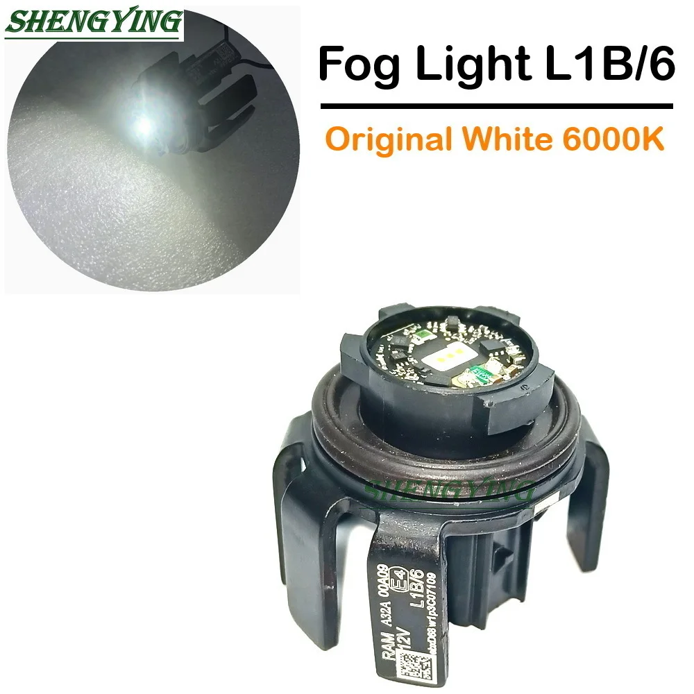 L1B6 Lámpara LED XLS L1 Original Intercambiable para Coche, Luz Antiniebla Delantera de Alta Precisión, L1B/6 A32A, Fuente de Luz LED de Color Blanco 6000K, 1 Unidad