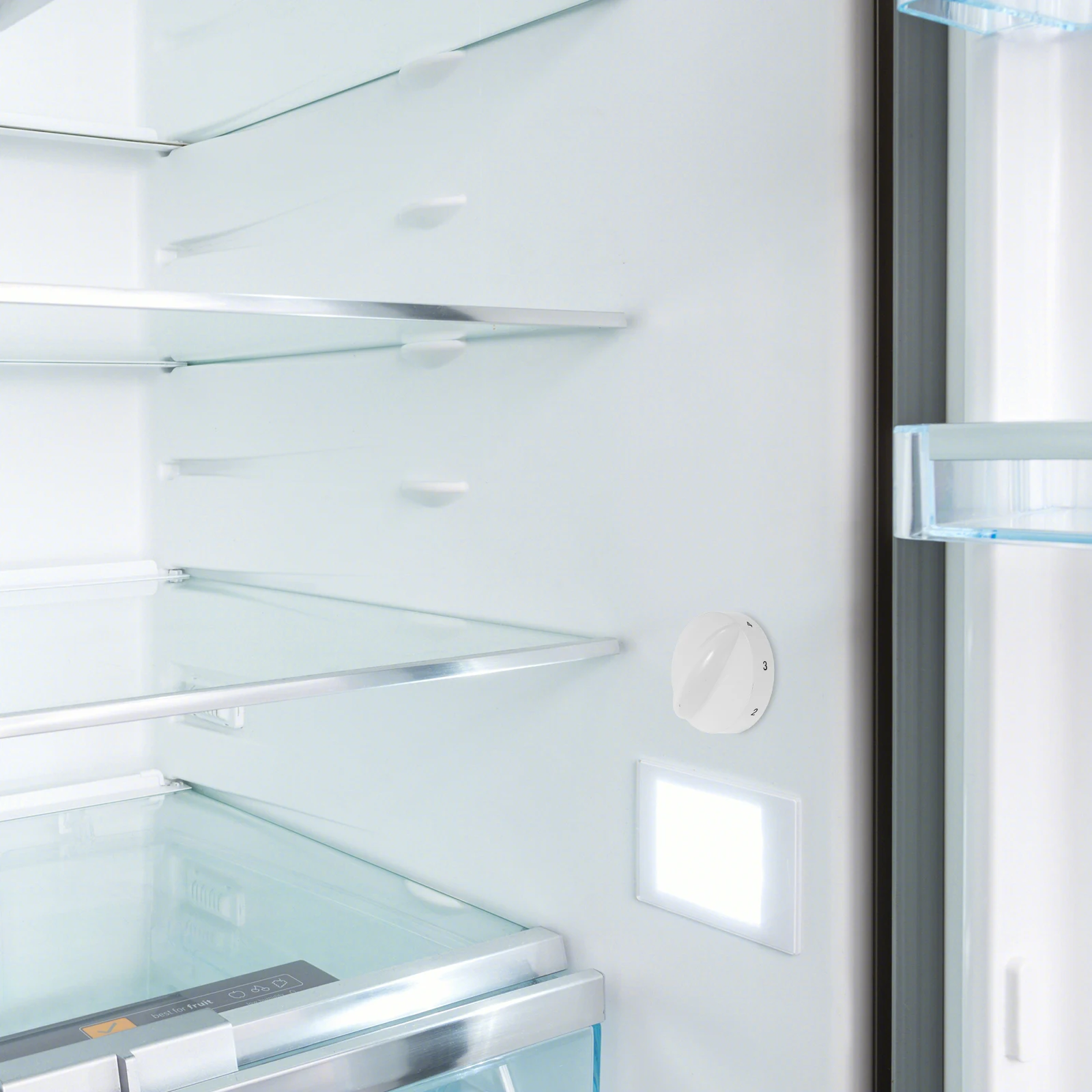 8pcs White Refrigerator Temperature Controller Plastic Heater Knobs Replacement Adjustable Thermostat for Household