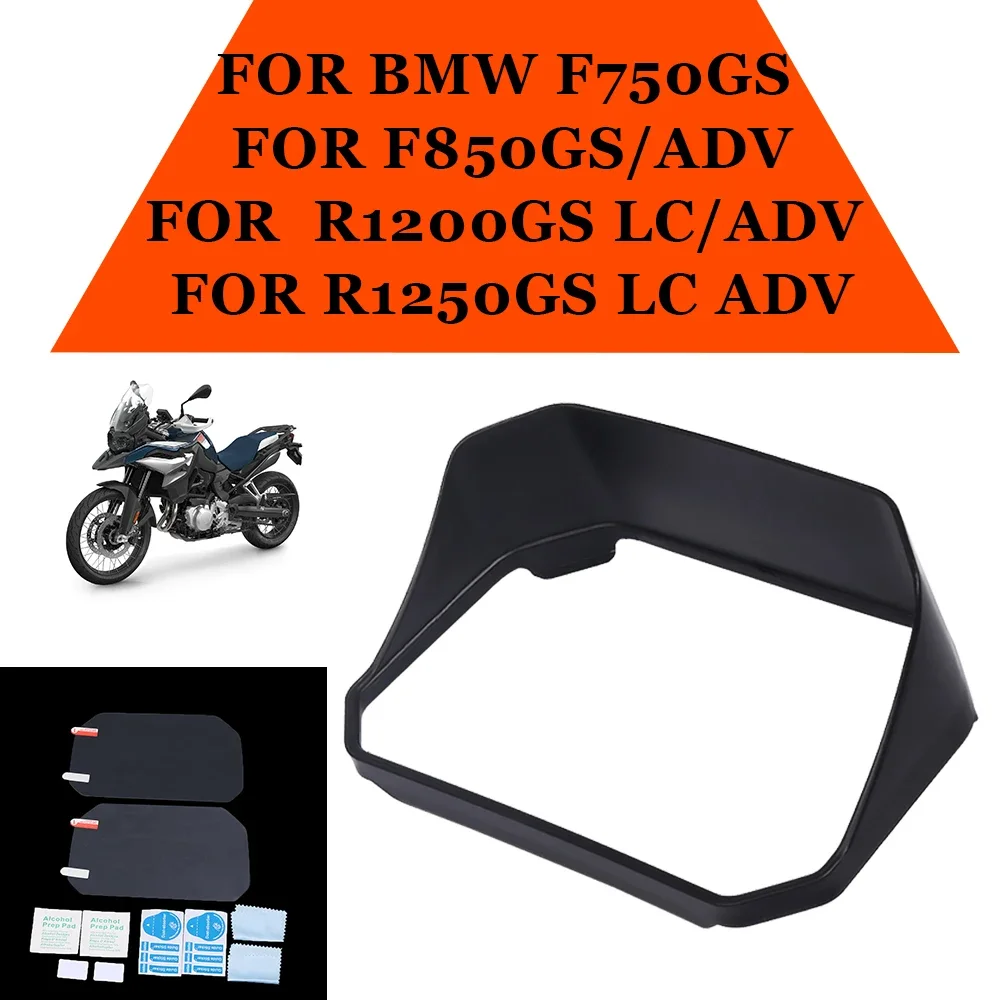 Sonnenblende Instrumenten hut passend für BMW R1200gs Adv R1250gs Adventure F750gs F850gs Adv F900XR 2013-2015 Abdeckung Schutz teile