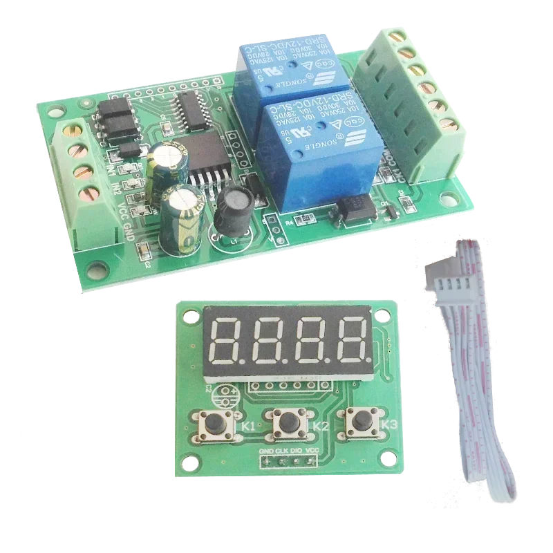 Two-way Trigger Delay Switch Motor Cycle Forward and Reverse Control Time Adjustable 12V/24V Module