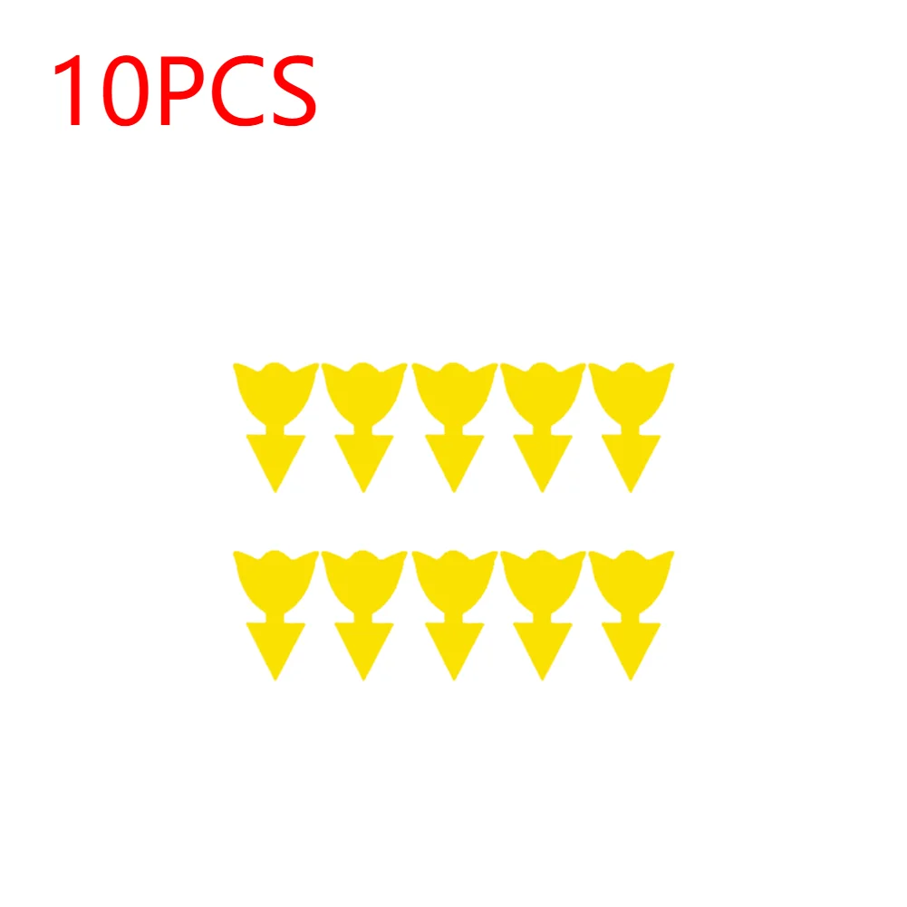 10-100 Stuks Sterke Gele Kleverige Vallen Dubbelzijdige Sticker Kleverige Vliegenvangers Insecten Ongedierte Buiten Insectenvanger Sticker