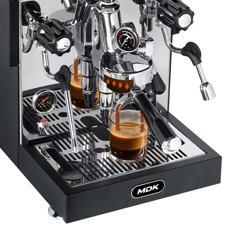 MDK E61 Single Group Touch Screen Electric Coffee Maker Hot Water System Espresso Brew for Household Use
