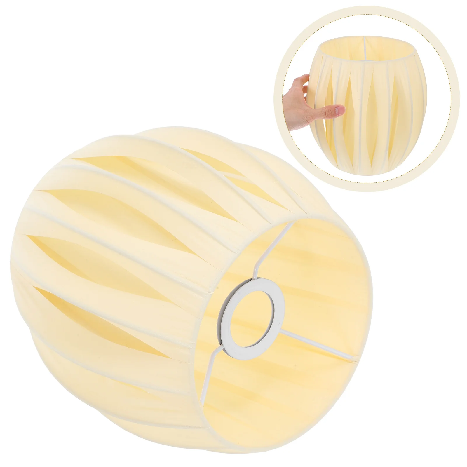 

Fabric Lamp Shade E27 Drum Light Cover For Table Floor Pendant Lamps Universal Cloth Lampshade Ceiling Bedroom Decor