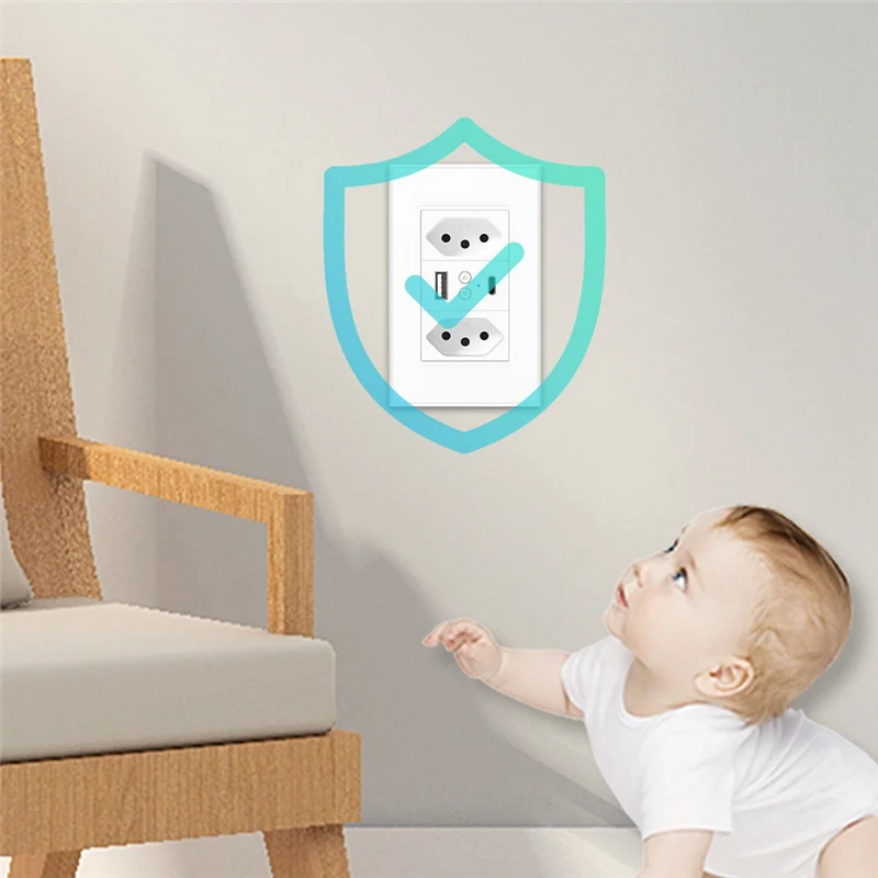 Wifi Graffiti Smart Home App synchronisation à distance USB type-c prise multifonction Portable Socket-N36R