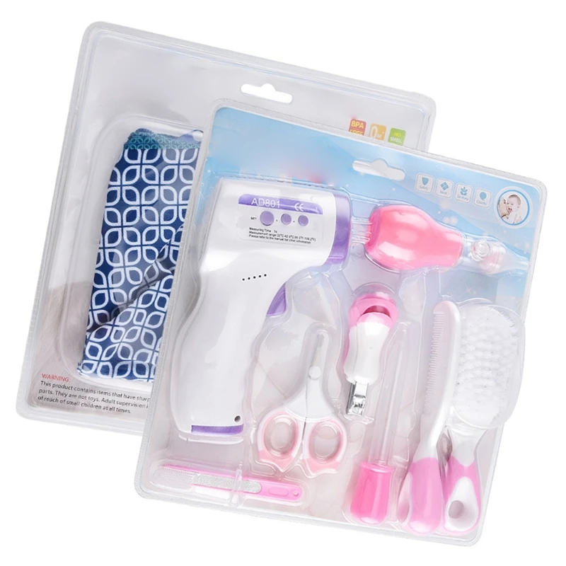 

Professional Baby Care Tools 9pcs Nursing Set Rustproof Nails Trimmer Ergonomic Design New Mom Essential Gift 15UB