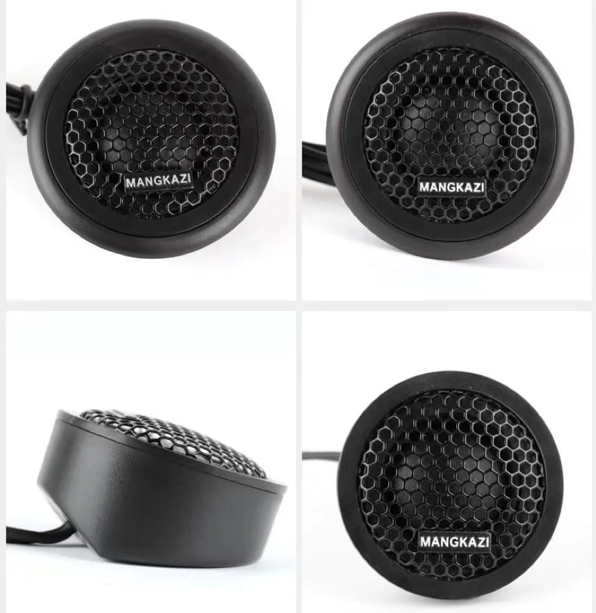 Tweeter para auto, modificación, tweeter de seda, tweeter montado en auto, grado de quema de cabello, no destructivo, par universal 6