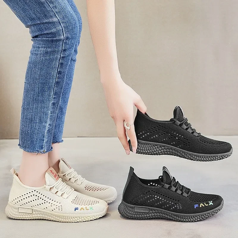 Mode nieuwe producten, mesh-casual schoenen voor dames, licht en ademend