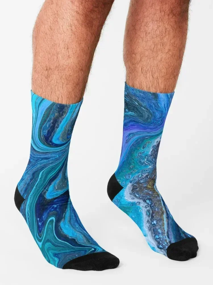 Water's Edge Socks cotton Running man Wholesale Women's Socks Men's