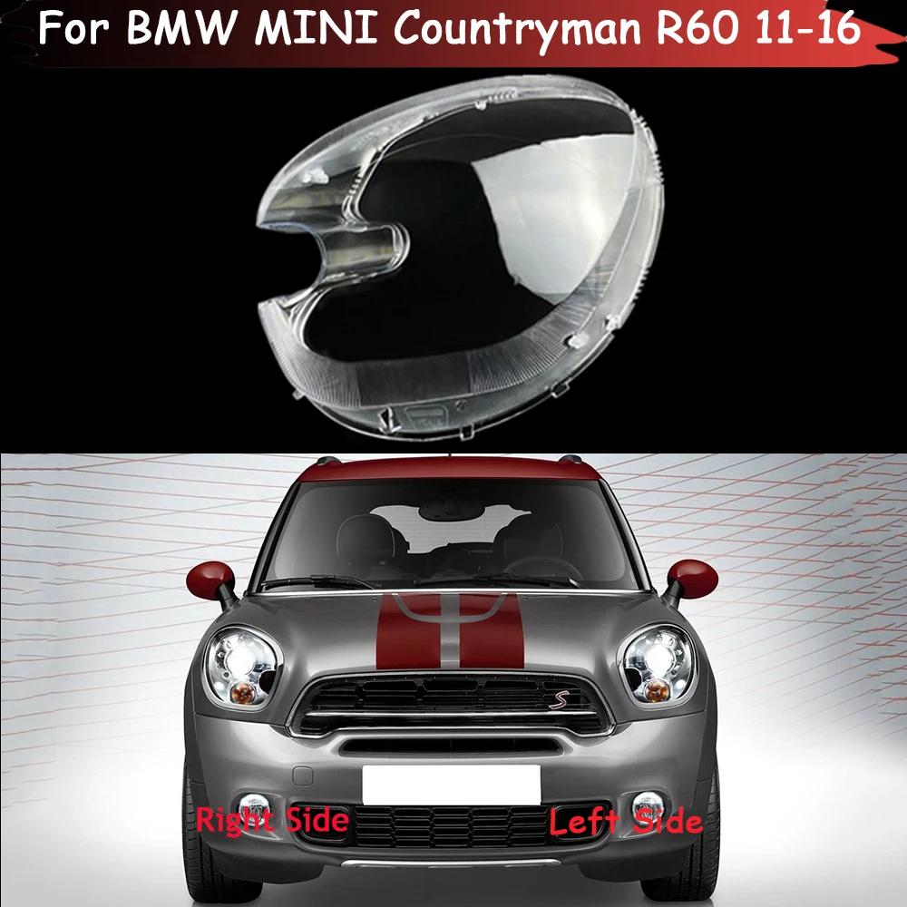 For BMW MINI Countryman R60 2011 2012 2013 2014 2015 2016 Car Front Headlight Lens Cover Auto Case Headlamp Glass Lampshade