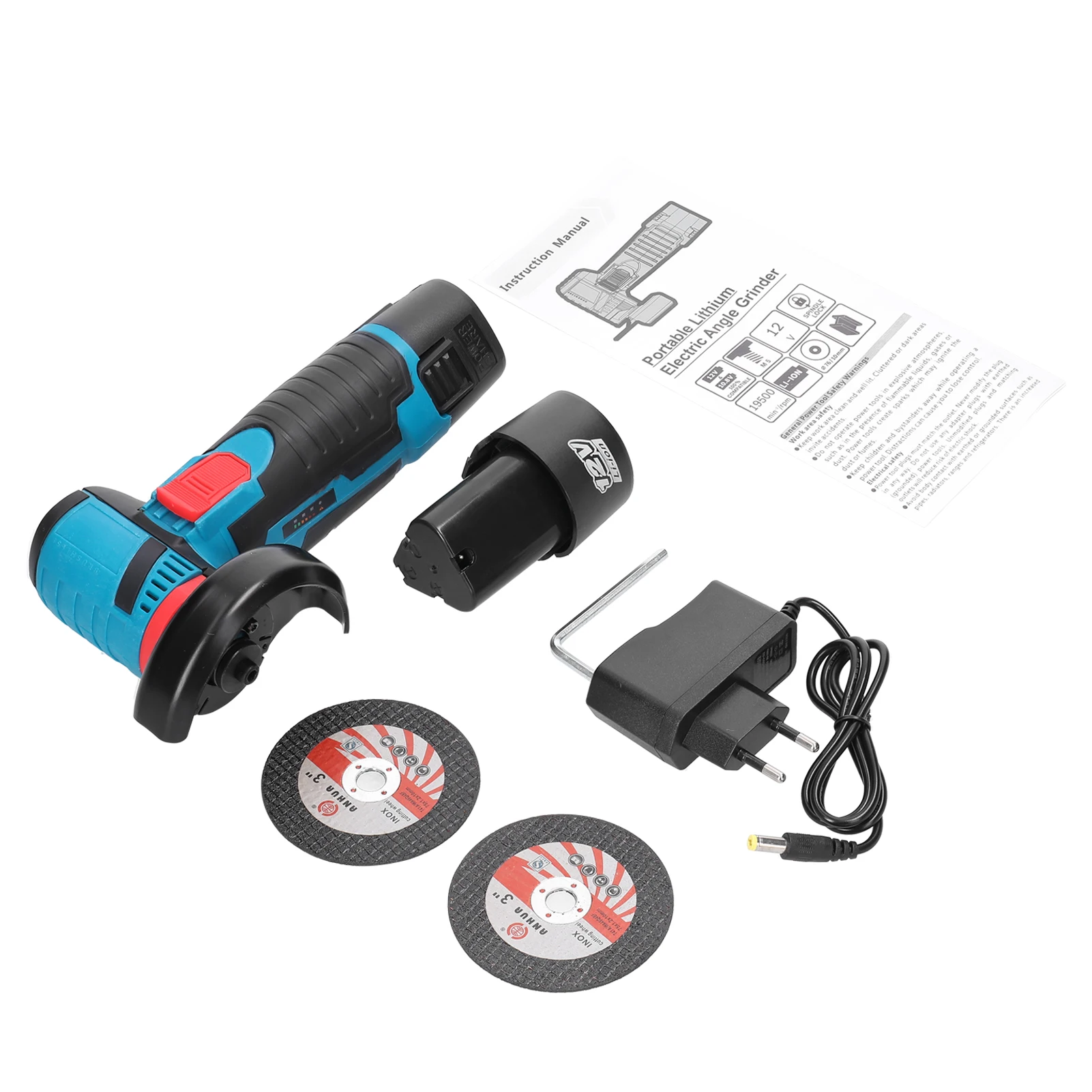 Electric Grinding Tool Multifunctional Mini Grinder Handheld Cutter for Cutting Polishing Ceramic Tile Wood Stone Steel