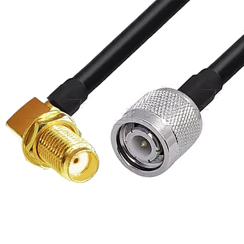 TNC to SMA Female Perpendicular 90° TNC-J feeder Extension Coaxial Cable 50-3 RG58 1M 2M 3M 5M For RTK GNSS GPS antenna