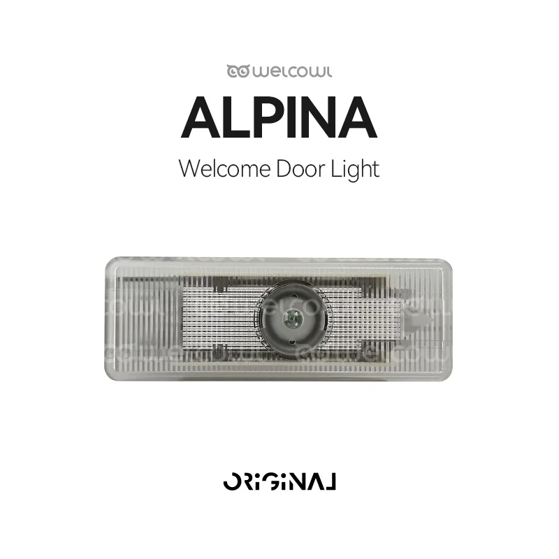 Welcome  Car Door Light For ALPINA B4 XD3 B7 HD No Fading led icon Projector Ghost Shadow Lights