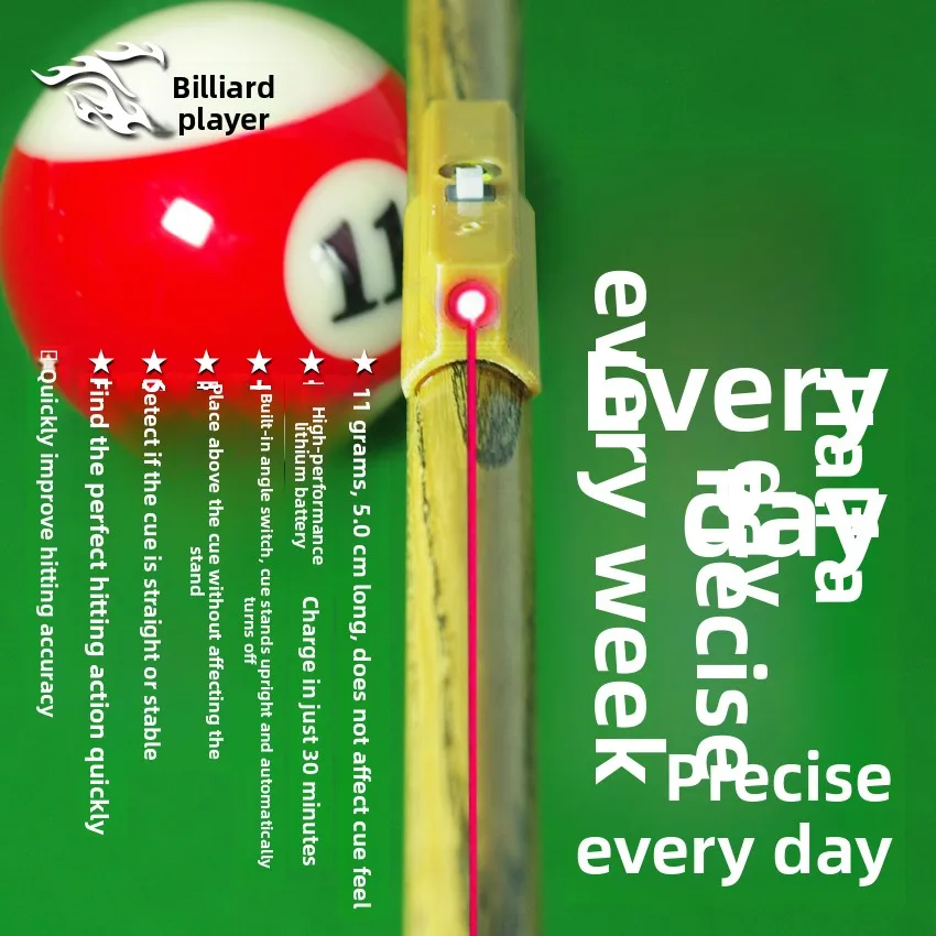 Equipement-d'entrainement-de-snooker-detection-d'action-laser-du-queue-angle-de-tir-accessoires-de-billard-marque-far-yang