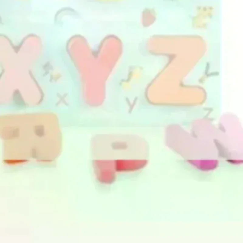 Wooden Puzzles For Toddlers Alphabet & Number Matching Games Montessori Learning Toys For Early Educational