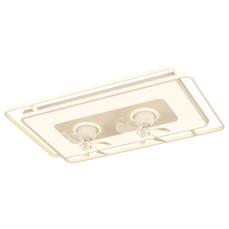 Modern simple 360-degree shaking ceiling fan light integrated, dining room silent master bedroom  chandelier