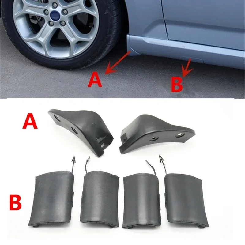 Unpainted Color Car Door Side Sill Cap Hook Cover Apron Shell For Ford Mondeo Mk4 2007 2008 2009 2010 2011 2012