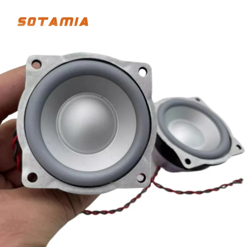 

SOTAMIA 2Pcs 2 Inch Full Range Sound Speaker 8 Ohm 5W HIFI Loudspeaker Neodymium Magnet Home Theater DIY Audio Bluetooth Speaker