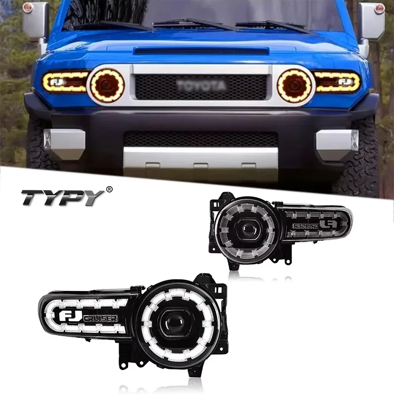 

TYPY Car Lights For Toyota FJ Cruiser Headlight LED Projetor head Lamp Daytime Running Light Automotive Accessories 2007-2017