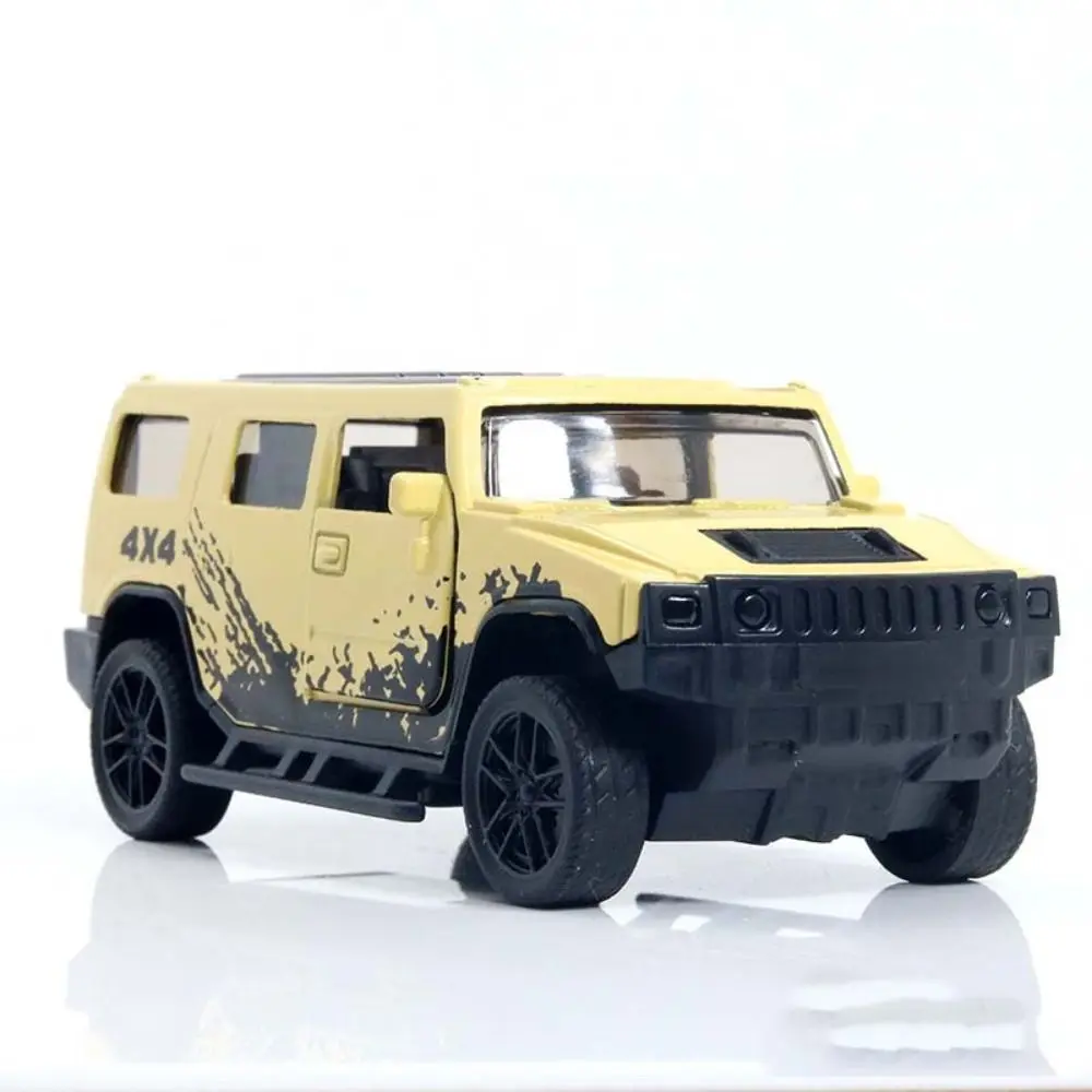 High Simulation JEEPS Wrangler Alloy Toy Exquisite 1:43 JEEPS Wrangler Car Figurines Miniatures Alloy Metal Retro