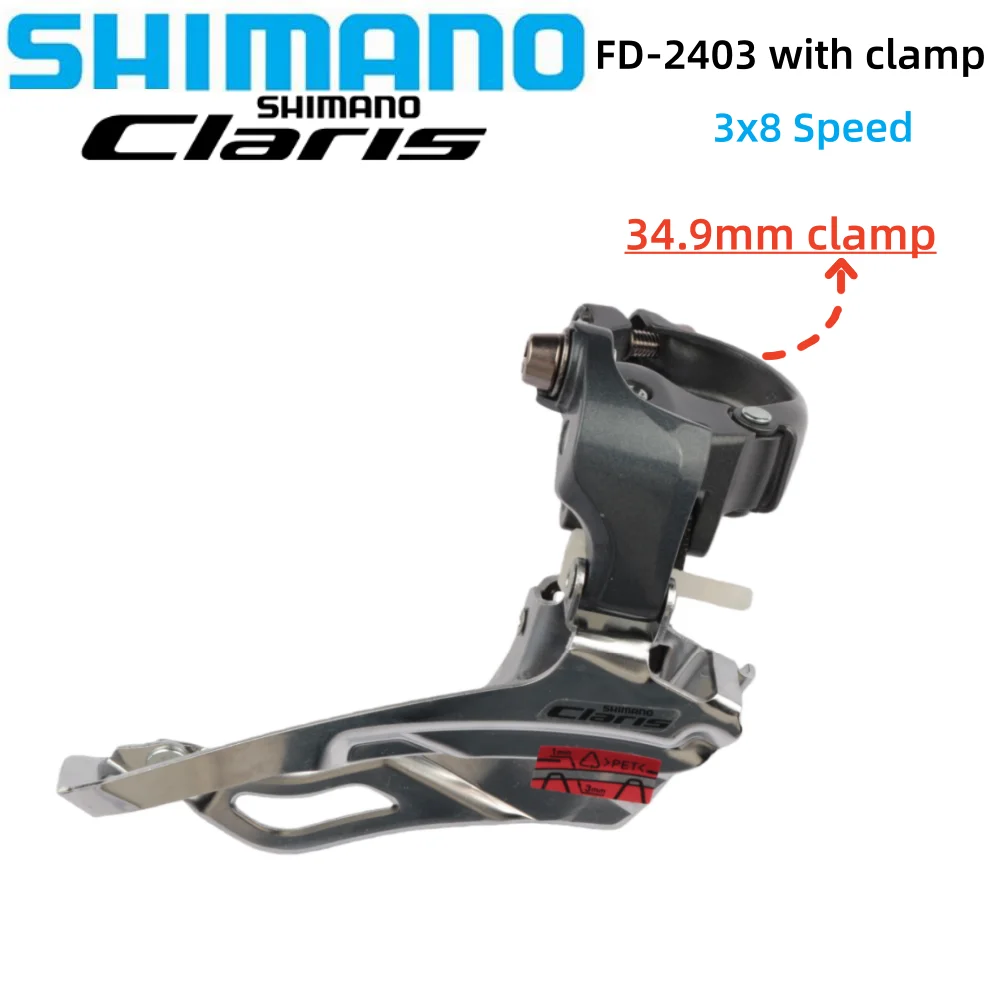 SHIMANO CLARIS 2403 Front Derailleur 3x8 Speed FD-2403 with clamp