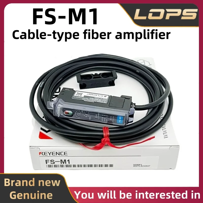 FS-M1 KEYENCE Cable-type fiber amplifier, welcome to consult.