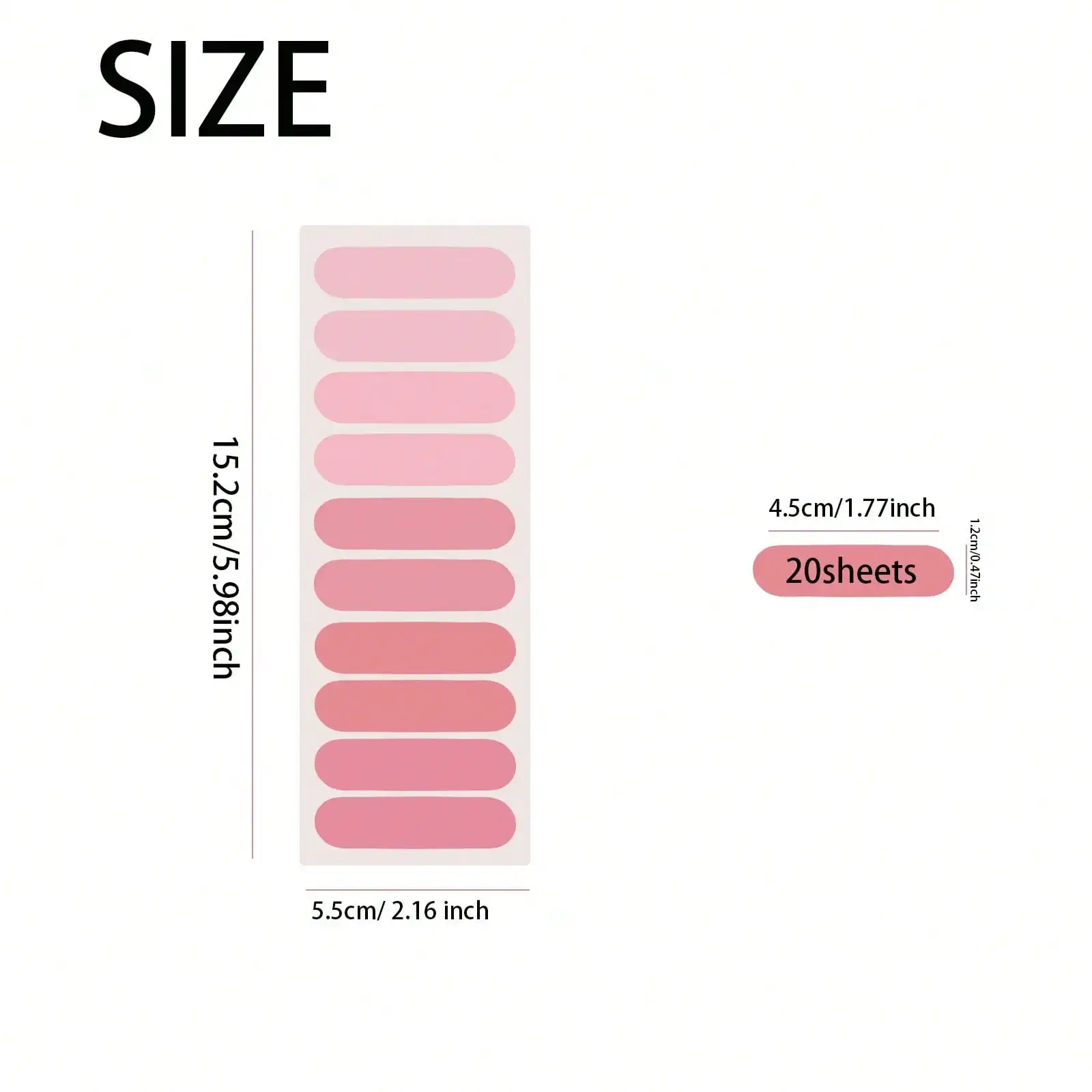 Morandi Color Transparent PET Gradient Index Stickers 200 Sheets Round Tip Classification Marking Indicator Labels Planner Notes