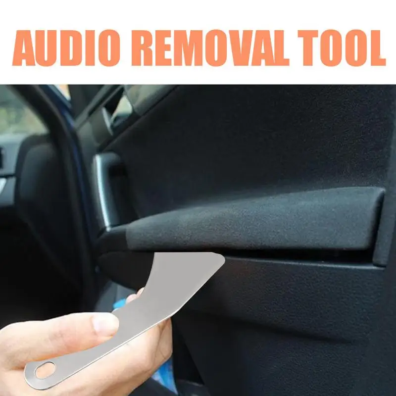 1Pcs Portable Auto Trim Removal Tool Car Panel Audio Dashboard	Stainless Steel Trim Removal Tool No-Scratch Panel Removal Tool