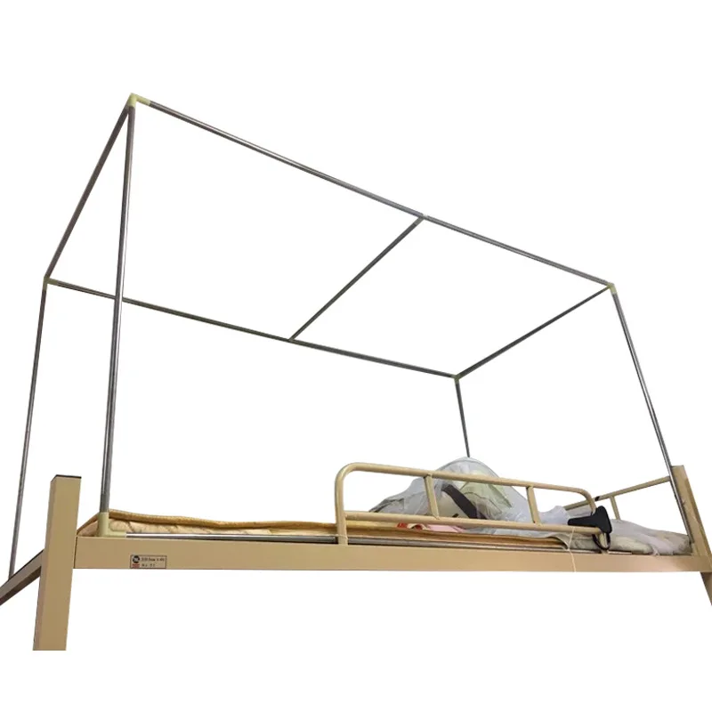 

Mosquito Net Rack on the Upper and Lower Bunk Bed, Thick Shading, Stainless Steel, Curtain, Single Bed