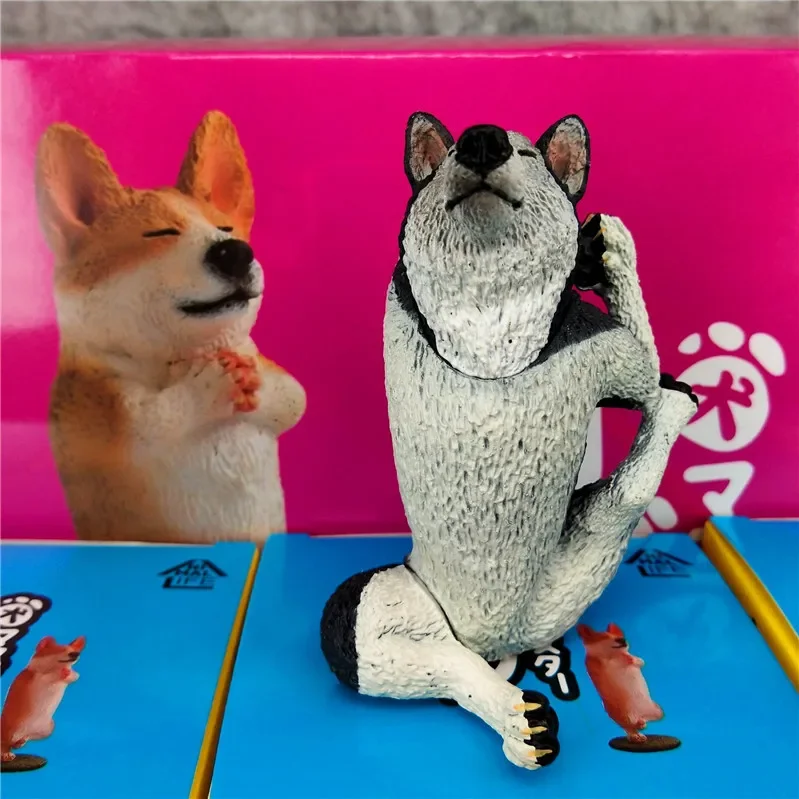 

Симпатичная привлекательная собака Yoga Master слепая коробка | 6-стильная загадочная слепая коробка для щенков, подарки, игрушечная модель, аниме-фигурка, коллекционные украшения