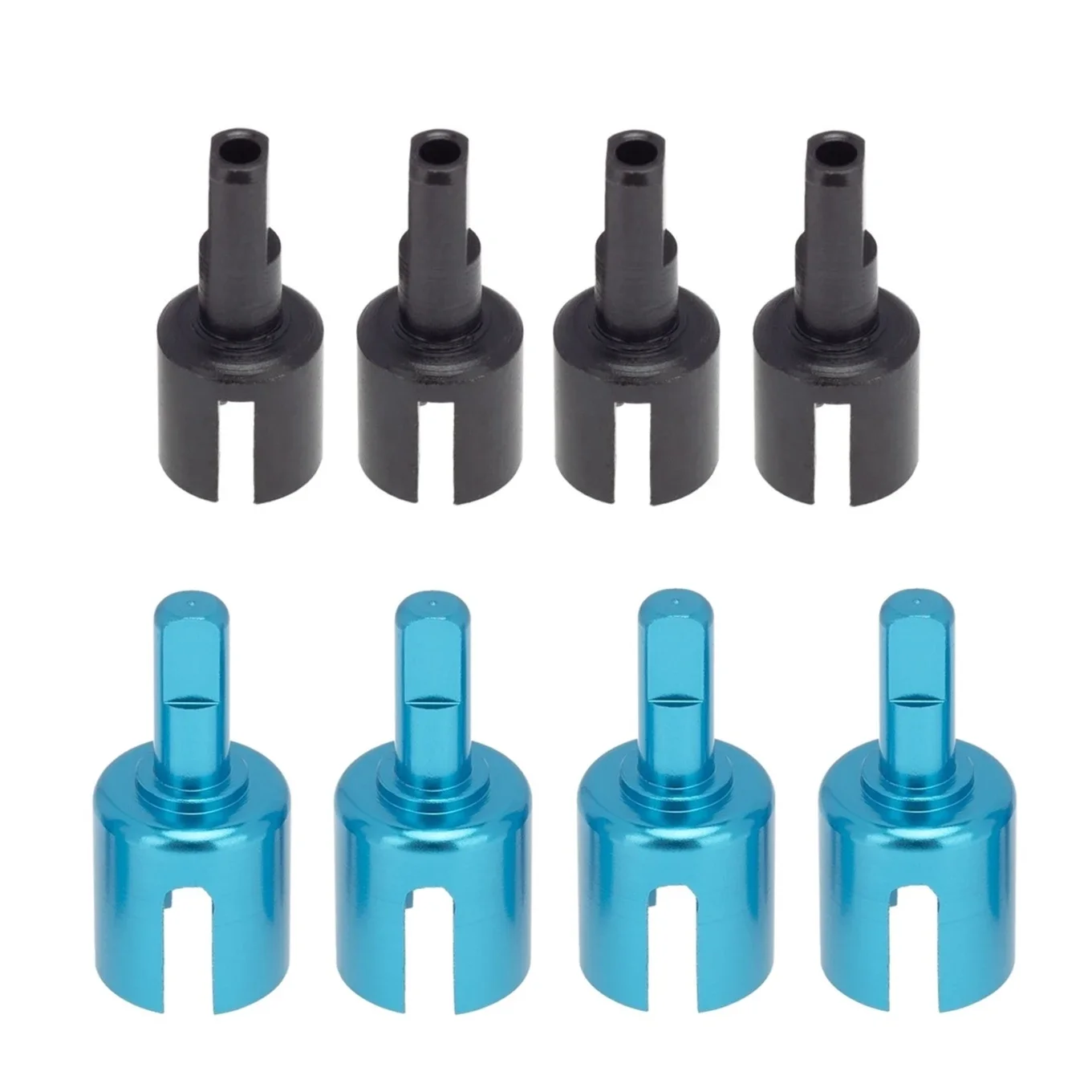 

Металлическая чашка дифференциала для Tamiya TT01 TT02, высокопрочная чашка шарнира коробки передач, прочная модернизация для 1/10 RC Car Drivetrain