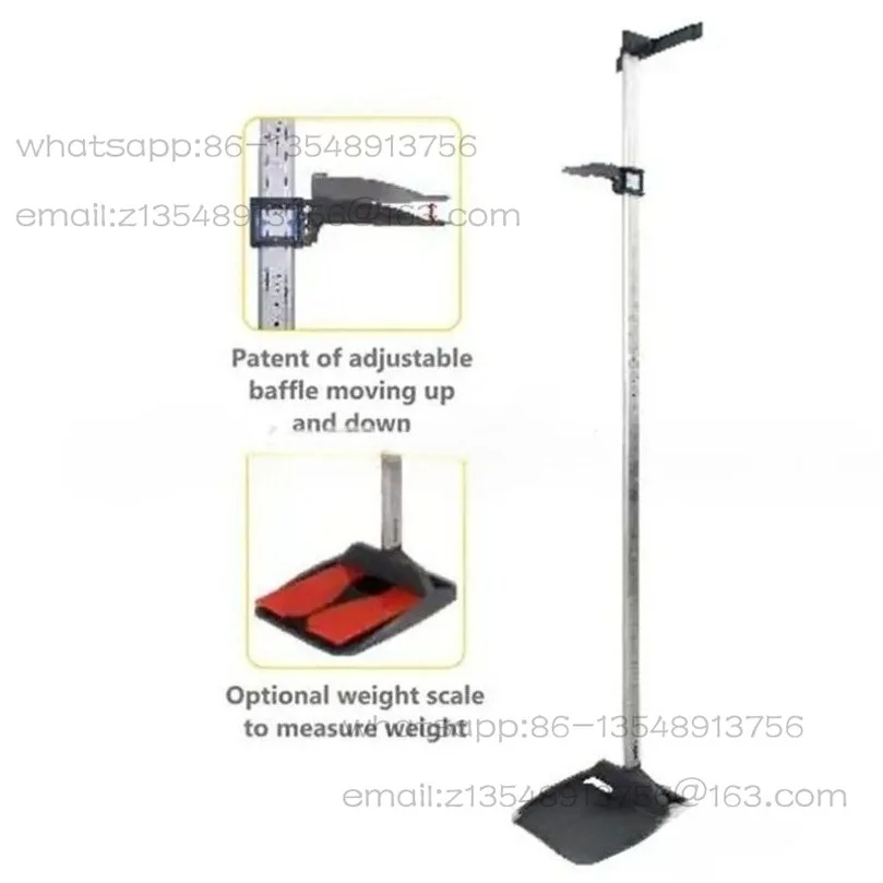 Height measuring ruler, simple height measuring meter, aluminum alloy height rod, spot quick delivery