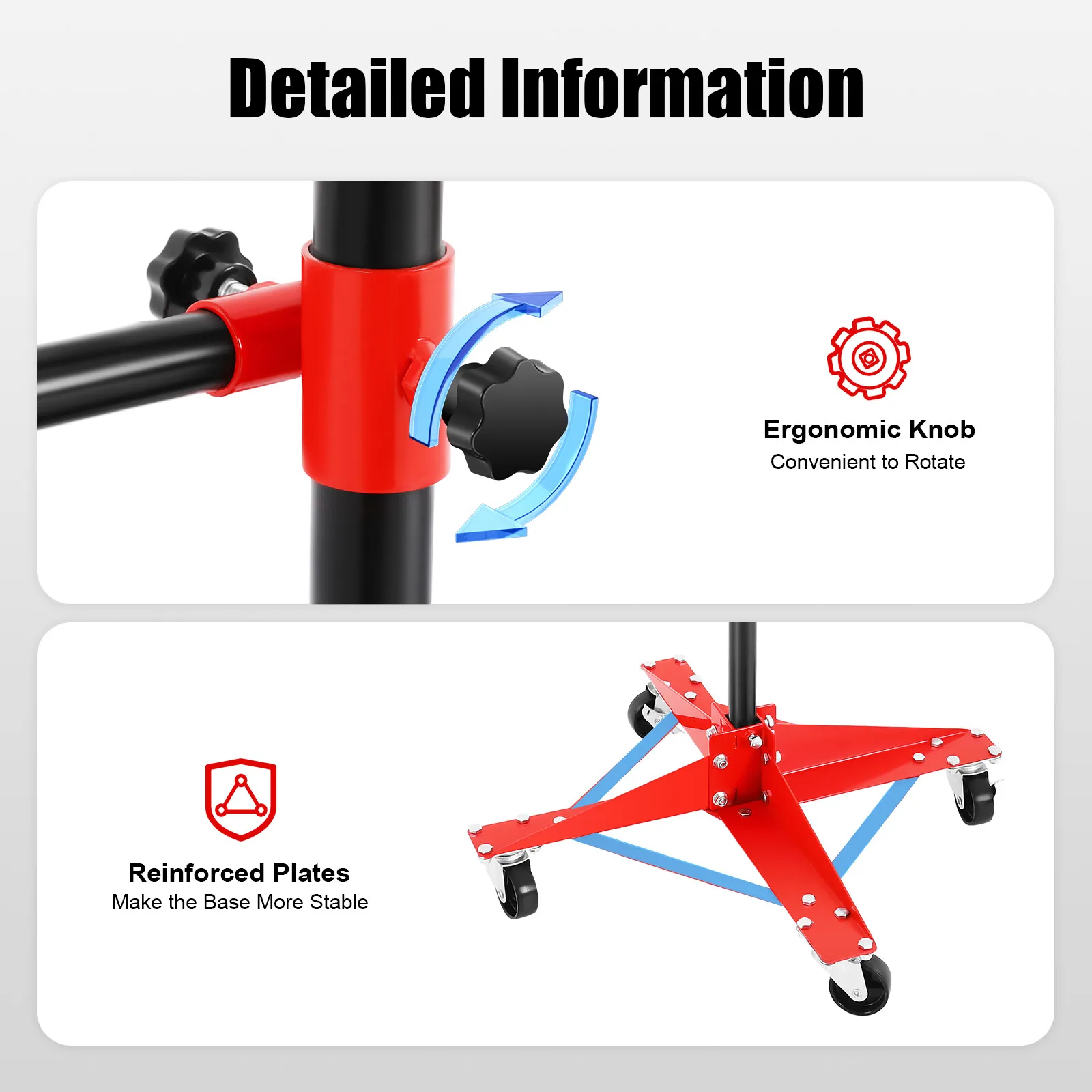 حامل جسم تلقائي قابل للتعديل للأبواب/المصدات - سعة 220 رطل، رف طلاء عالي التحمل لأدوات طلاء ألواح الغطاء