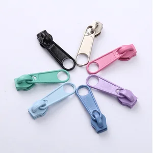 3 # 5 # 8  Zipper Head Metal Nylon Resin Black and White Color Lockless Home Textile Luggage Clothing