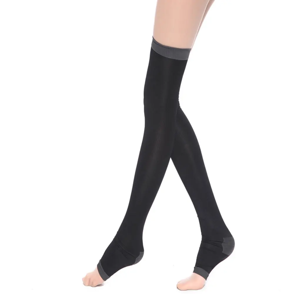 1Pair BYEPAIN 420D Women Compression Socks, Slim Sleeping Leg Warmer Burn Fat Thin Stockings