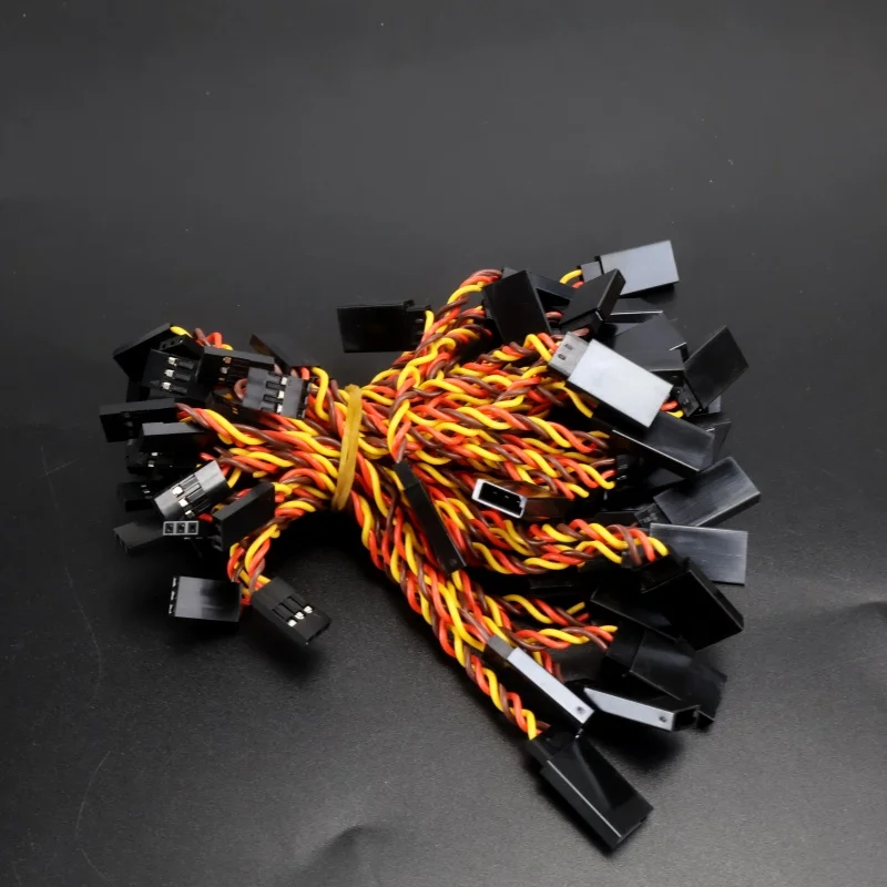 5 قطعة 10/15/20/30/50/100 سنتيمتر المضادة للتدخل سيرفو تمديد كابل 30 الأساسية ل Futaba و JR سيرفو هليكوبتر سيارة جزء لعبة #1