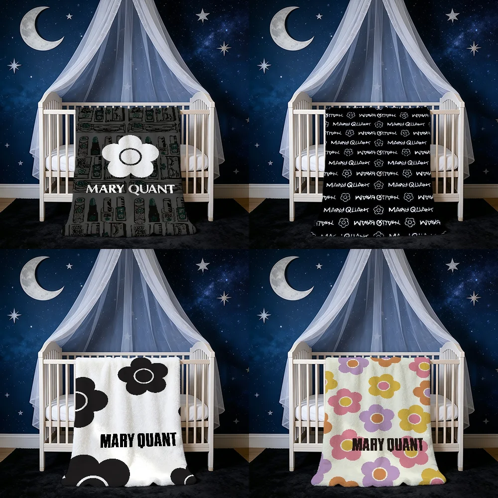 Fashion M-Mary Q-Quant Brand Blanket Blanket for Home Bedroom Bed Sofa Picnic Travel Office Cover Blanket Kids