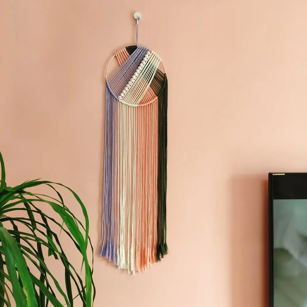 

Macrame Wall Hanging Decorations Large Long Dream Catcher Minimalist Home Decor Hand Knotted Macrame Craft Wedding Birthday Gift