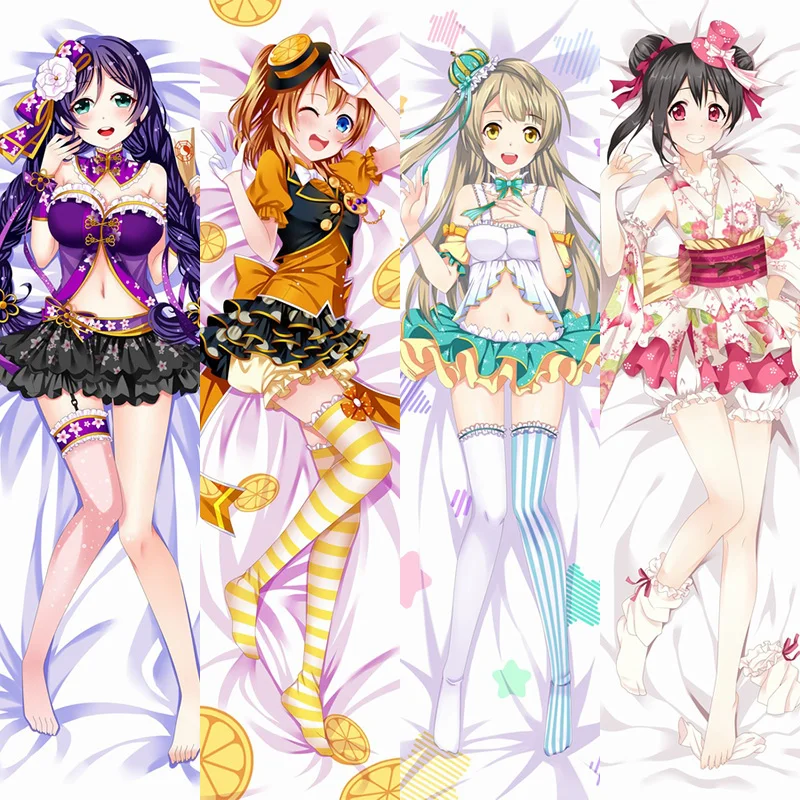 LoveLive! School idol project Minami Kotori Yazawa Nico Dakimakura Print Life-size Anime Body Pillow Case Cushion Cover