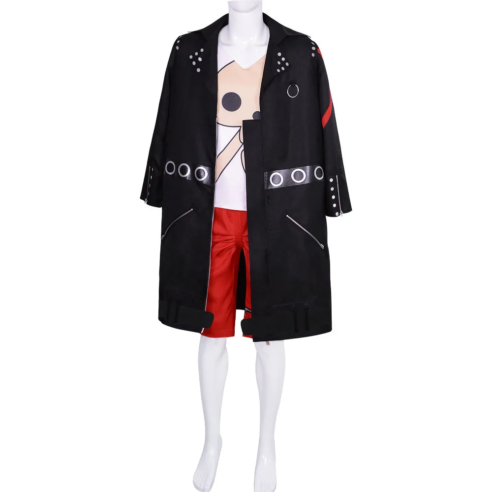 

Anime Cosplay Red 2022 Monkey D. Luffy Cosplay Costumes For Men