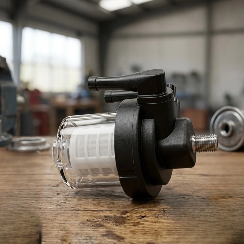 Aftermarket Fuel Filter for 61N-24560-00 Suitable for 9.9HP 15HP Outboards Robust Plastic Build 8 5 6cm Dimensions