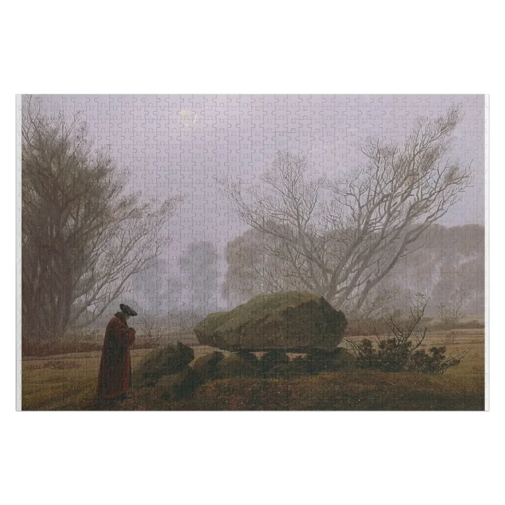 Caspar David Friedrich, 1774-1840 Germany Jigsaw Puzzle Works Of Art Wood Photo Personalized Customized Photo Puzzle