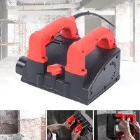 1680W Concrete Grinder Rehabilitation Mill Roller Wall Grinder Cleaning Mill 3000U/Min 1-4 MM Depth Adjustable Portable Concrete