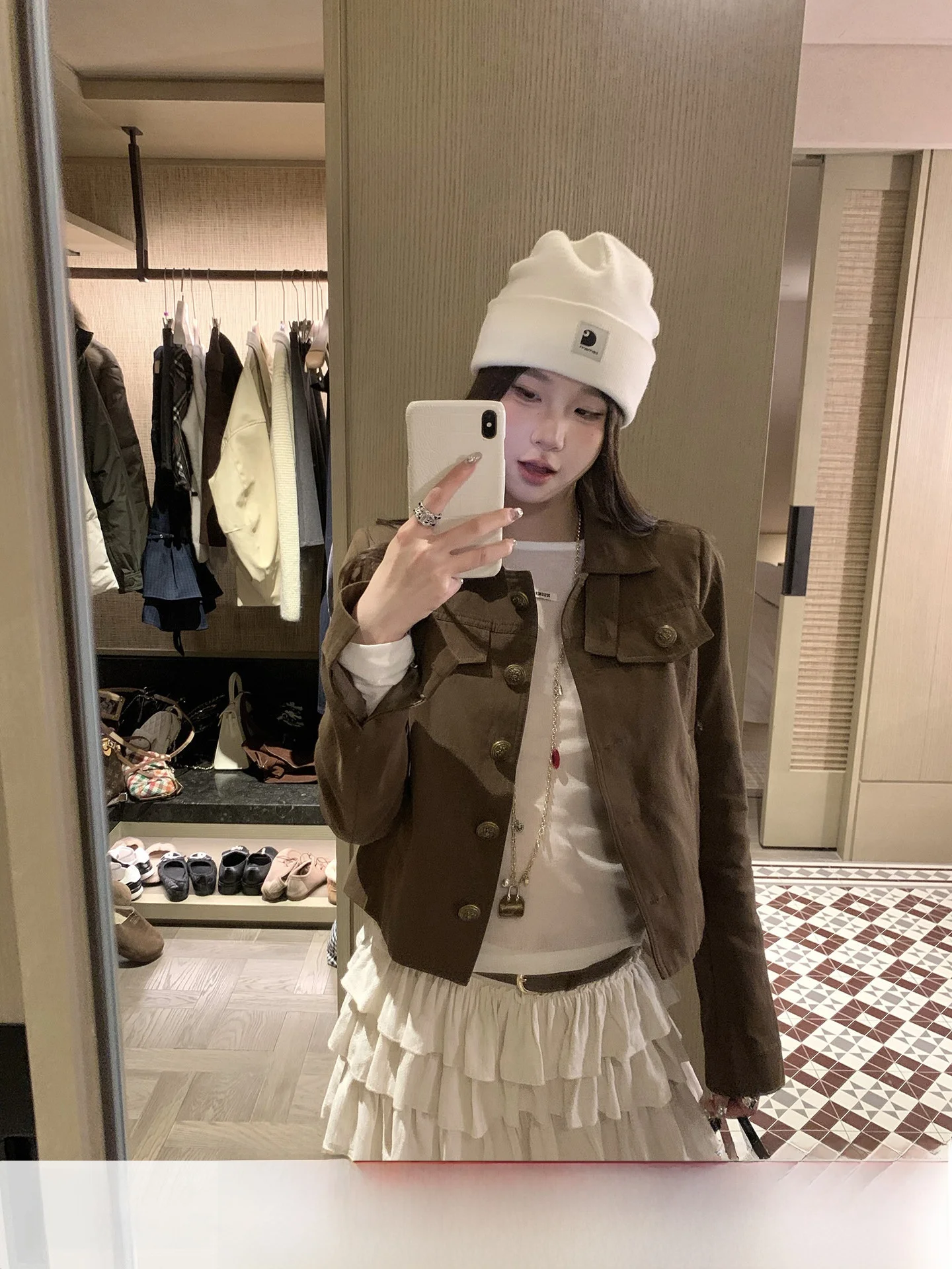 

Женская весенняя приталенная куртка-жакет Anneop в стиле ретро с отложным воротником, повседневная, из хлопка, с длинными рукавами, для ежедневной носки