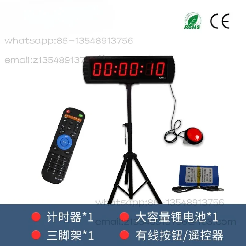 LED Wall-mounted Countdown Timer, General Multi-function Electronic Timer for Event Conference Hospitals