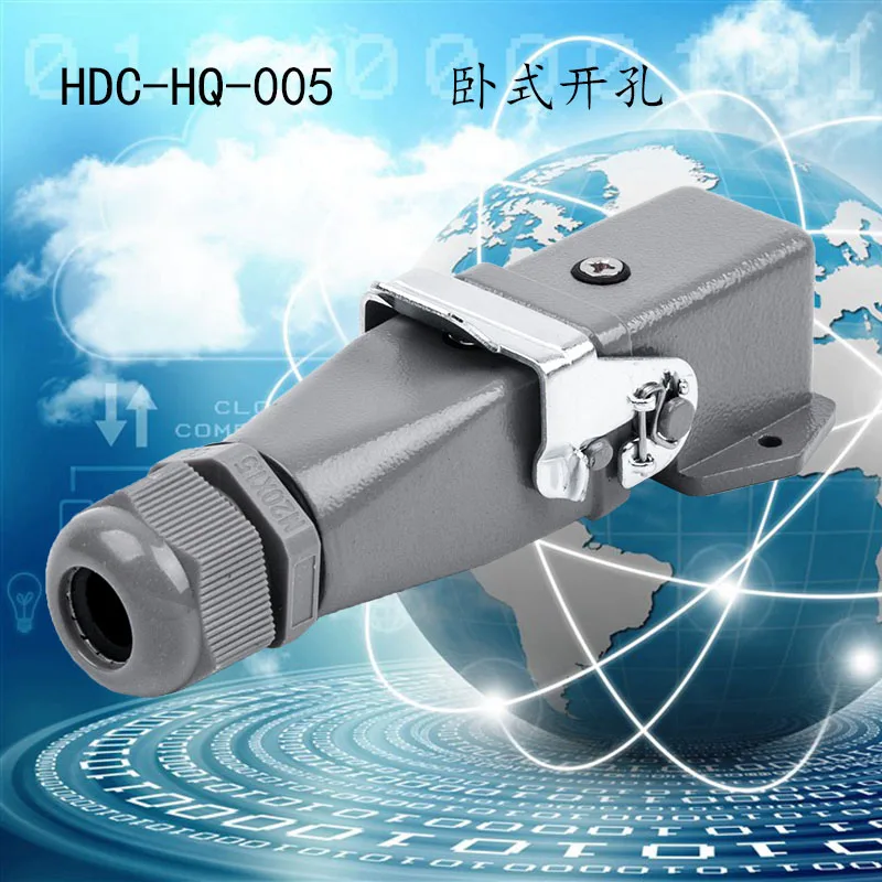 

Heavy Duty Connector 6-core Aviation Plug Hdc-hq-005-m / F Pin Rectangular Socket Hot Runner Connector