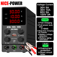 Upgrade DC Lab Power Supply 30V 60V 120V Bench Power Supply Encoder Regulate Voltage Current,OCP OVP,Intelligent Charging